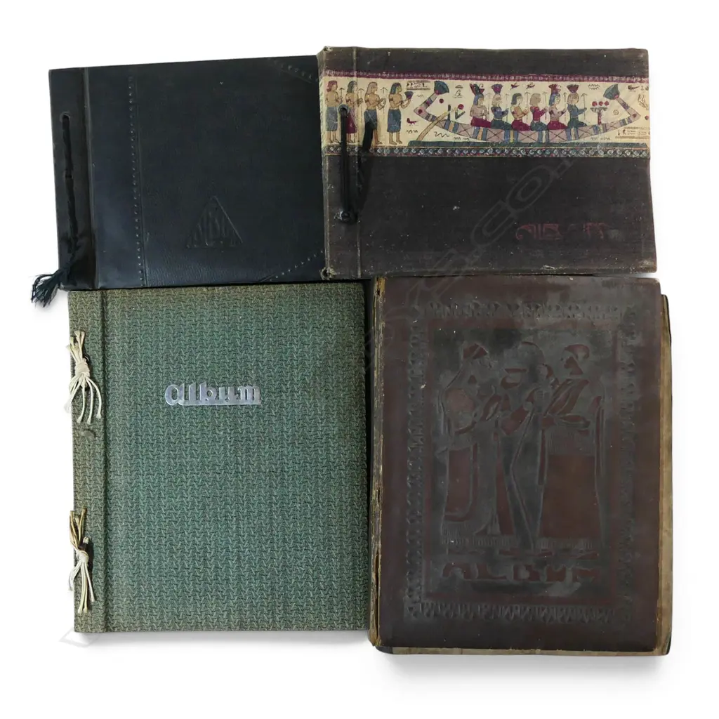 COLLECTION 4 VINTAGE JAPANESE FAMILY PHOTO ALBUMS + SOME LG FORMAT LOOSE IMAGES Image 1++